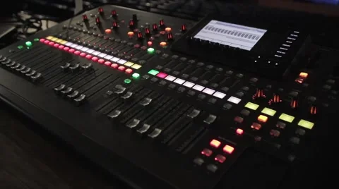 Professional Audio Mixer 動画素材 46994873