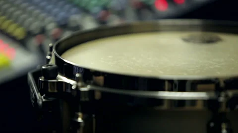 Professional audio mixing console Stock Footage 59872434