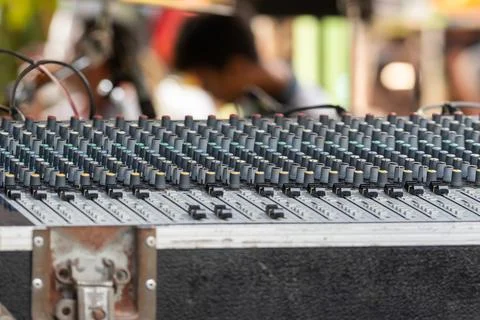 Professional Audio Mixing Console Photos