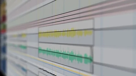 Professional audio recording session Stock Footage 80623875