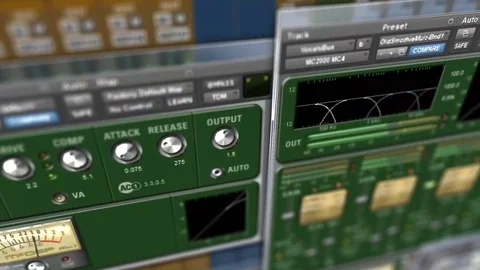 Professional audio recording session Stock-Footage 80623921