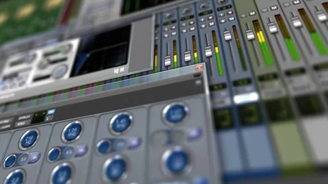 Professional audio recording session Stock Footage 80623931