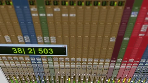 Professional audio recording session Stock Footage 80623959