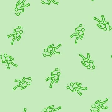 Professional badminton line vector seamless pattern 스톡 일러스트