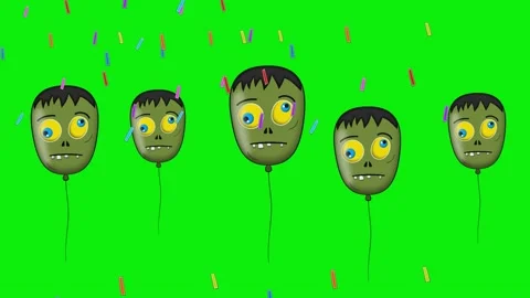 Professional Balloons Green Screen Element 库存影片 342789357