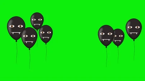 Professional Balloons Transparent Element Video stock 342789271