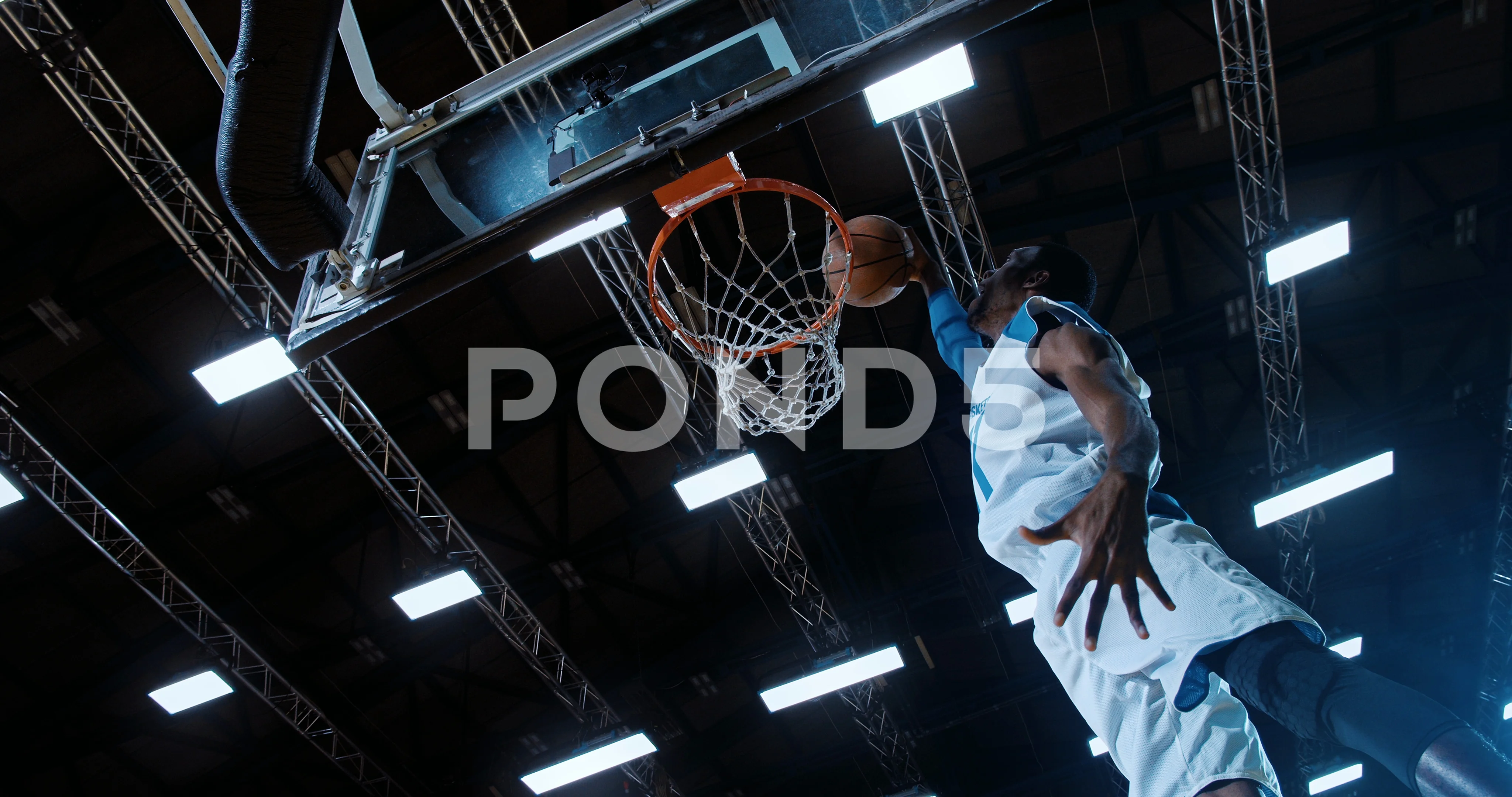 Professional basketball player in Stock Video Pond5