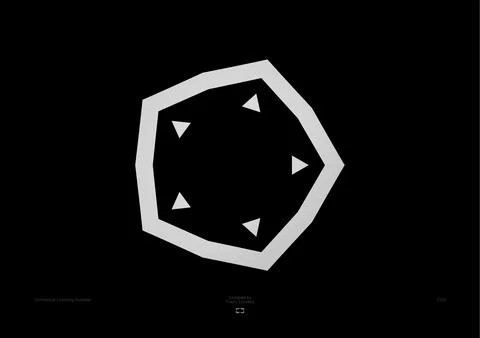Professional Black And White Abstract Vector Graphics for Multiple Design Use 스톡 일러스트