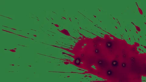 Professional Blood Dynamic Element Stock Footage 338018068