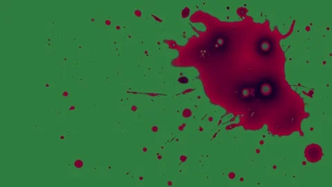Professional Blood Looping With Stain Element Stock Footage 338018262