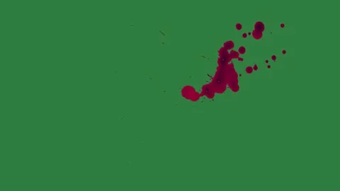 Professional Blood Moving Element Stock Footage 338018049