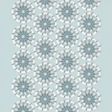 Professional Blue Engineering Gear 3D Pattern Stockillustratie