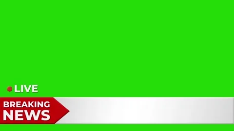 Professional Breaking News Live Lower Third Stock Footage 332728906