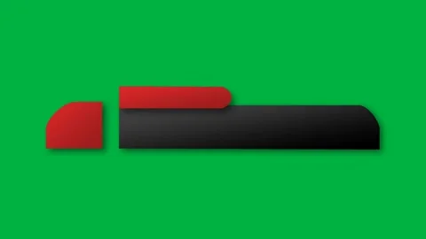 Professional Breaking News Lower Third Graphic Element for Modern Video Pro.. Stock Footage 340033234