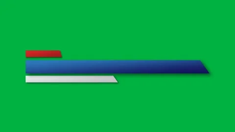 Professional Breaking News Lower Third Graphic Template with Green Screen f.. Stock Footage 340033240