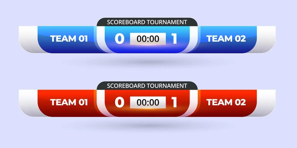 Professional Broadcast Lower third Design Template Stock Illustration