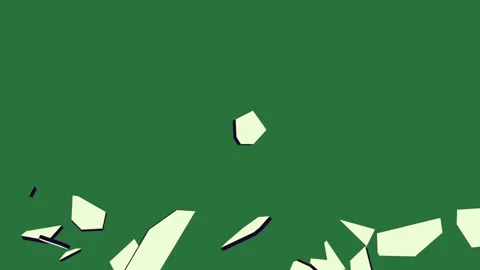 Professional Broken Professional Green Screen Element Stock Footage 338017628