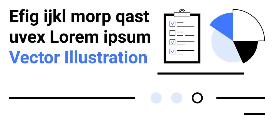 Professional Business Analytics and Data Visual Representation for Websites.. Illustrazione stock
