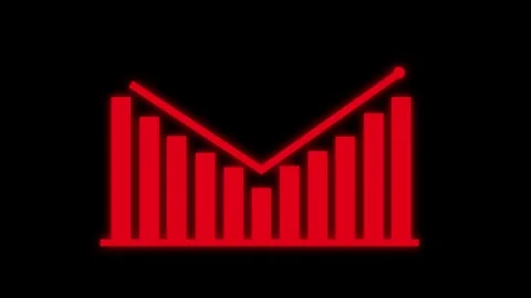 Professional Business Growth Chart Animation with KPI Analytics Stock Footage 337009778