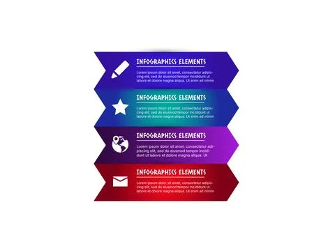 Professional business infographic template vector featuring timeline concept  Stock Illustration