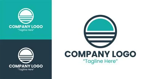 Professional Business Logo Stock Illustration