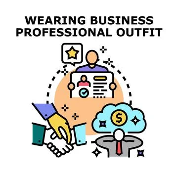 Professional business networking creating career growth opportunity Stock Illustration