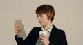 Professional business person using tablet computer HD Footage