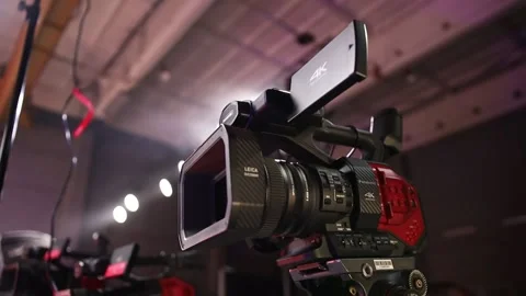A professional camera 스톡 동영상 169692545