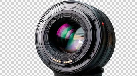 Professional camera lens for photography Stock Illustration