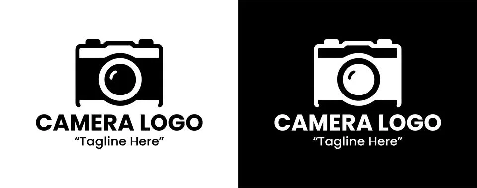 Professional Camera Logo 스톡 일러스트