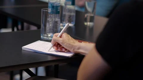 Professional camera on a tripod Stock-Footage 280107934