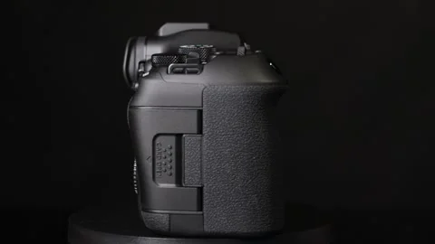 Professional Canon EOS R6 Mark III Mirrorless Camera Body Stock Footage 339392925