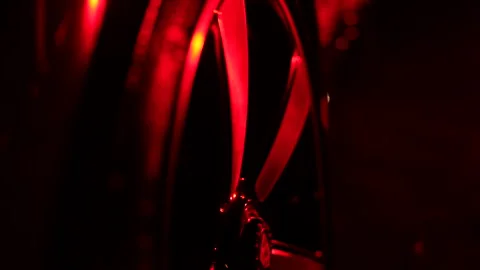 Professional car design video capturing premium sports car wheel spokes and b Stock Footage 323969829