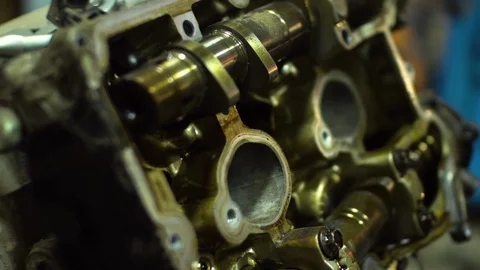 Professional car mechanic fix engine Stock Footage 73284587