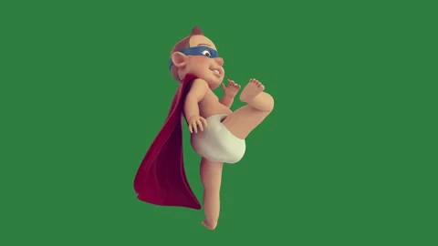 Professional Cartoon Looping With Character Element Stock Footage 338016974