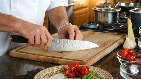 Professional Chef Prepares a Meal Video stock 88158920