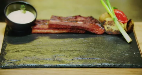 Professional chef is preparing meal Stock Footage 88965970