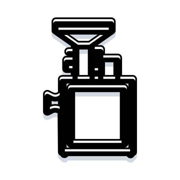 Professional cinema camera transmitting live video feed Stock Illustration