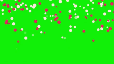 Professional Circles Animated with Dots Green Screen Element Video stock 337045794