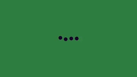 Professional Circles Animated Green Screen Element Stock Footage 338016284