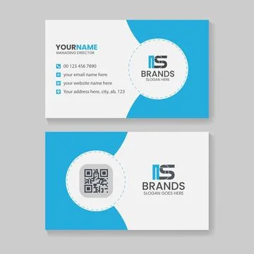 Professional Clean and stylish, Creative Business card template イラスト素材