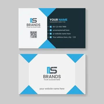 Professional Clean and stylish, Creative Business card template イラスト素材