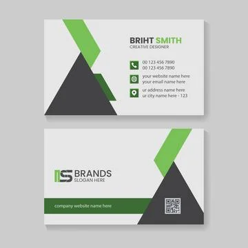 Professional Clean and stylish, Creative Business card template design イラスト素材