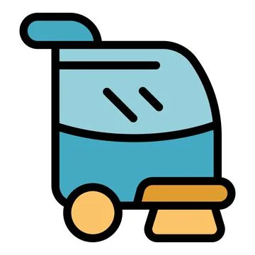 Professional cleaning machine using modern technology for cleaning company Ilustración de archivo