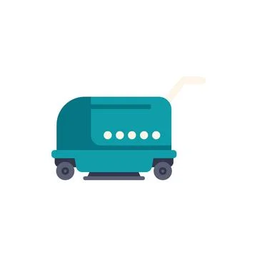 Professional cleaning machine using modern technology for cleaning company Illustrazione stock