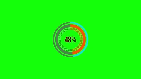 Professional Clock Green Screen Element Stock Footage 343928535