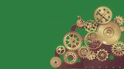 Professional Clock Moving Element Stock Footage 338017813