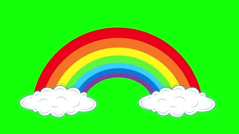 Professional Cloud Animated Green Screen Element Video stock 341328823