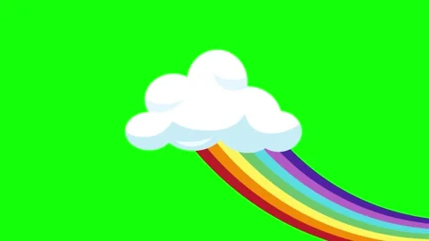 Professional Cloud Animated Green Screen Element Stock-Footage 341586836
