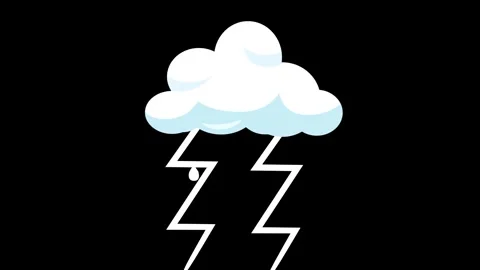 Professional Cloud Floating Element Video stock 341586785